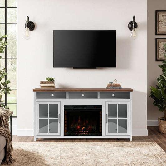 Hampton - Fireplace TV Stand Console Legends