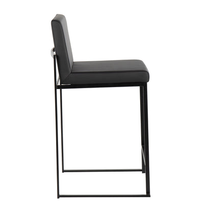 Fuji - Contemporary Modern Elegance, High Back Counter Stool Lumi Source