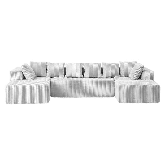 Modular U Shaped Sectional Sofa Home Essentials