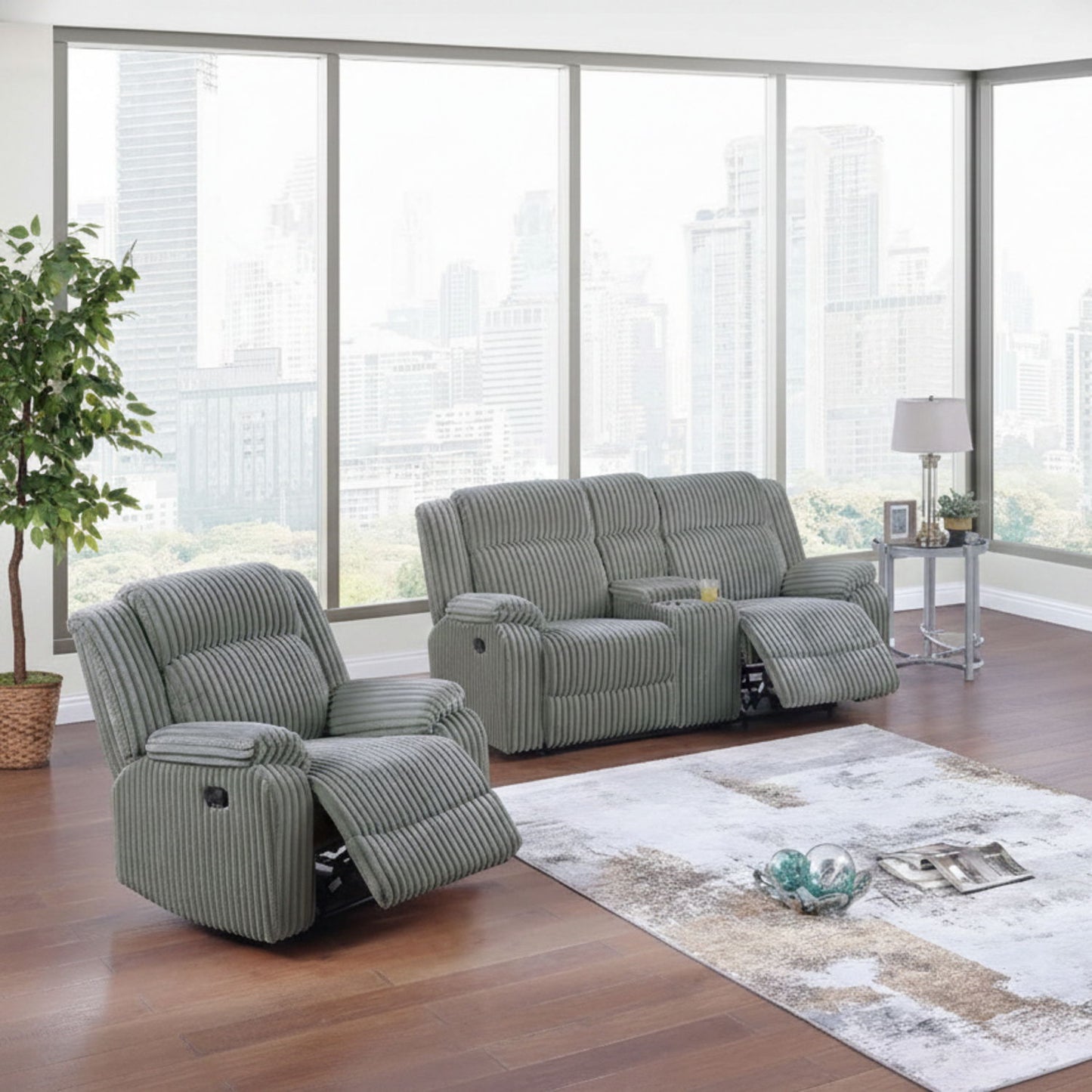 Modern Motion Sofa Set Home Essentials
