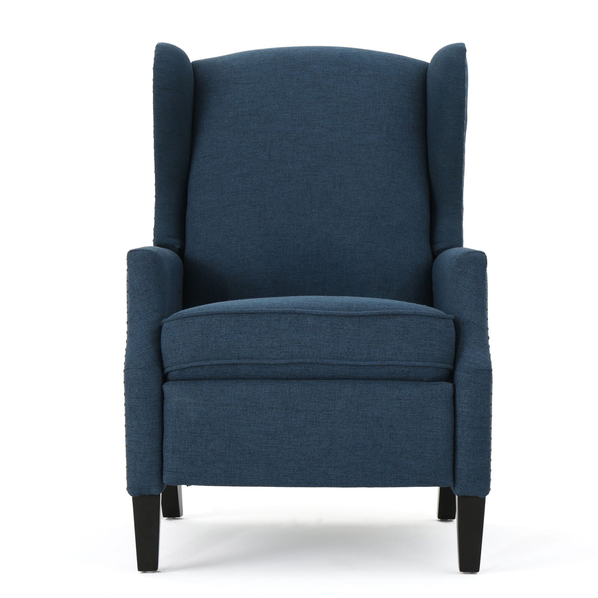 Westeros Wing Back Fabric Upholstered Recliner Noble House
