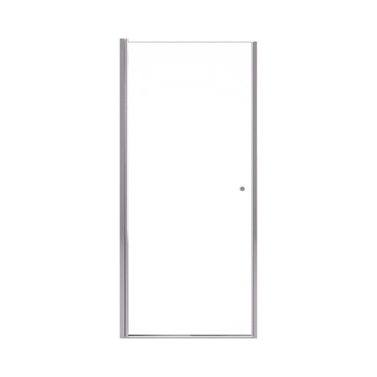 Semi Frameless Circular Pivot Shower Door With 1 / 4" Sgcc Tempered Glass Daily Nest