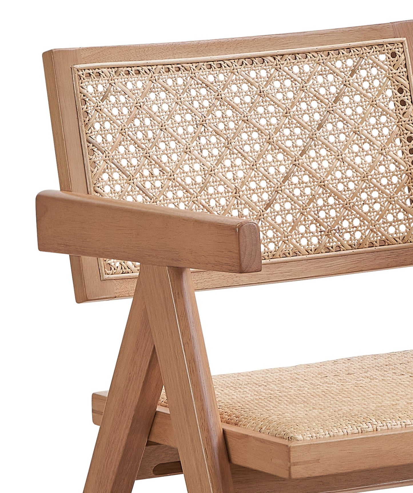 Velentina - Rattan Arm Chair (Set of 2) - Natural Acme