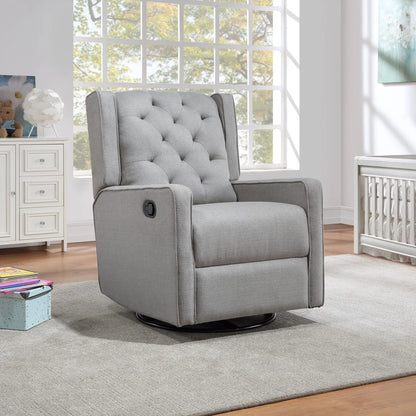 Milah - Gliding Swivel Recliner Tufted Suite Bebe