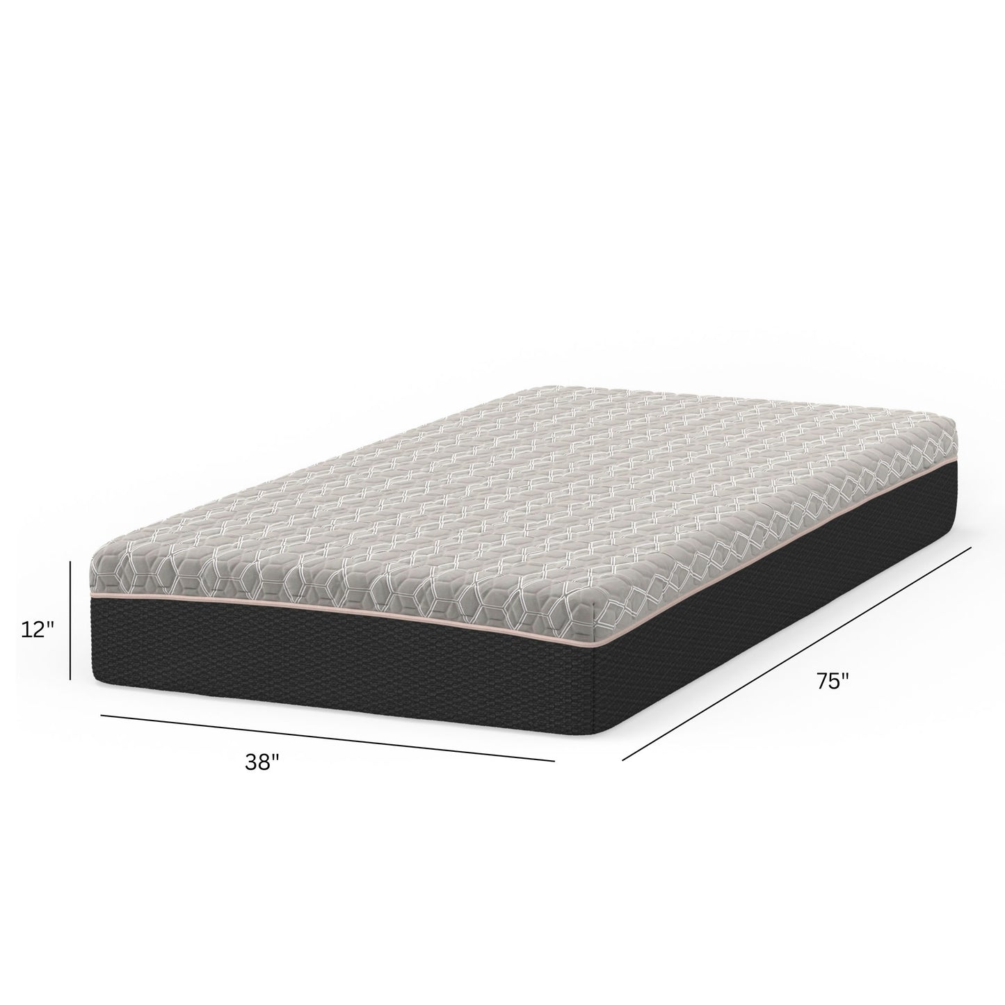 Copper Lux Hybrid - 12" Mattress With Copper Infused Contouring Memory Comfort Layer And Supportive Coil System BedTech