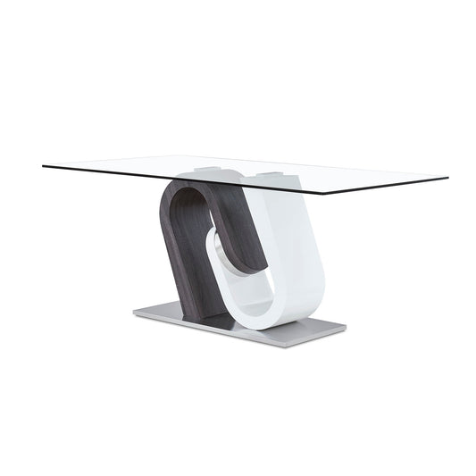 Anne - Dining Table - White / Gray Global Furniture USA