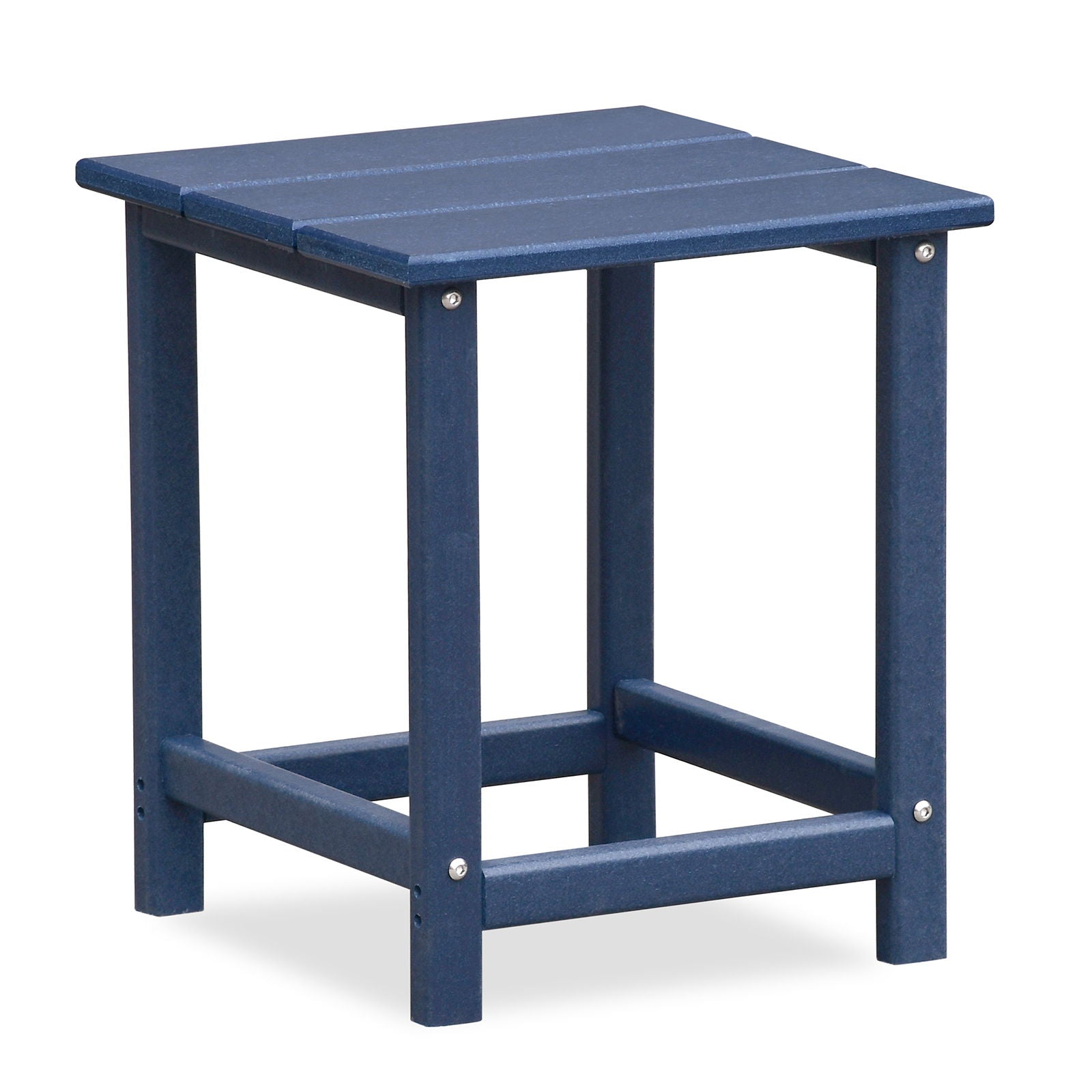 Folding Outdoor Adirondack Chair For Relaxing, Hdpe All-Weather Fire Pit Chair, Patio Lawn Chair For Outside Deck Garden Backyardf Balcony - Navy Blue Home Essentials
