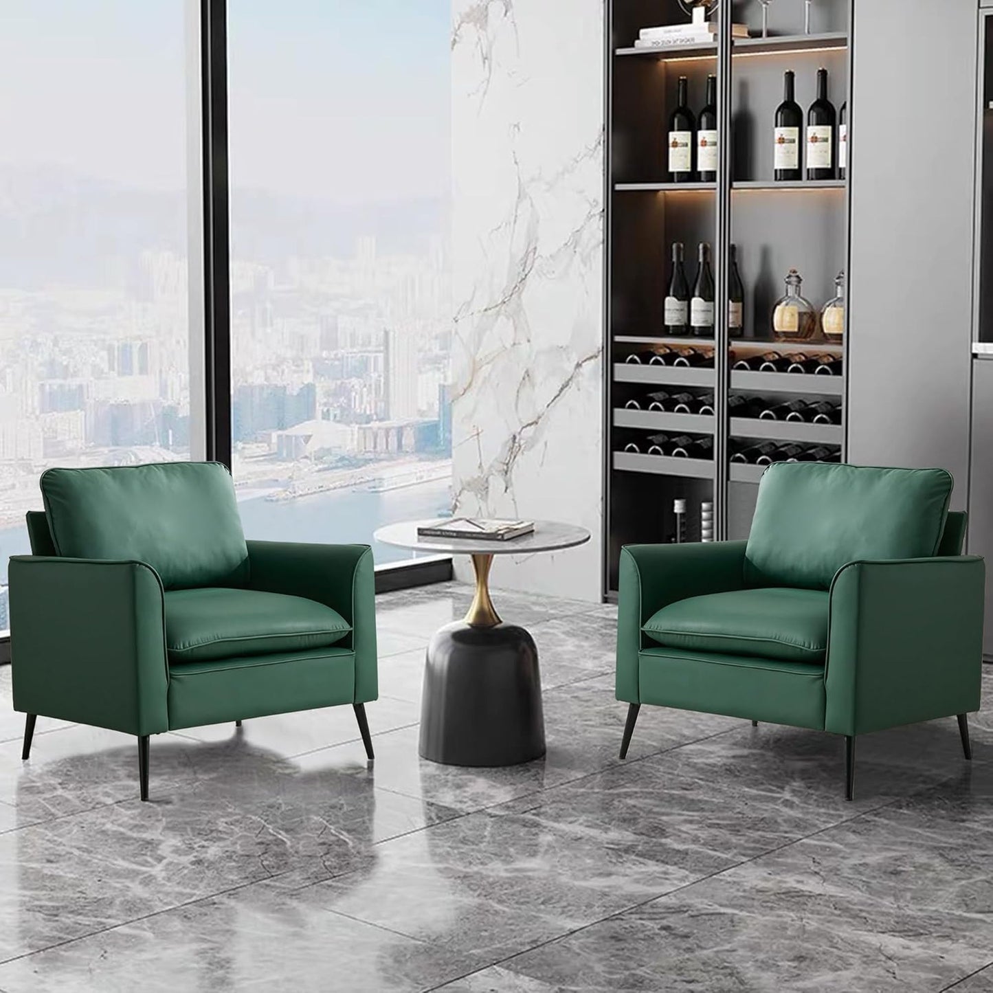 Nordic Retro Light Luxury Upholstered Sofa Chair Home Essentials