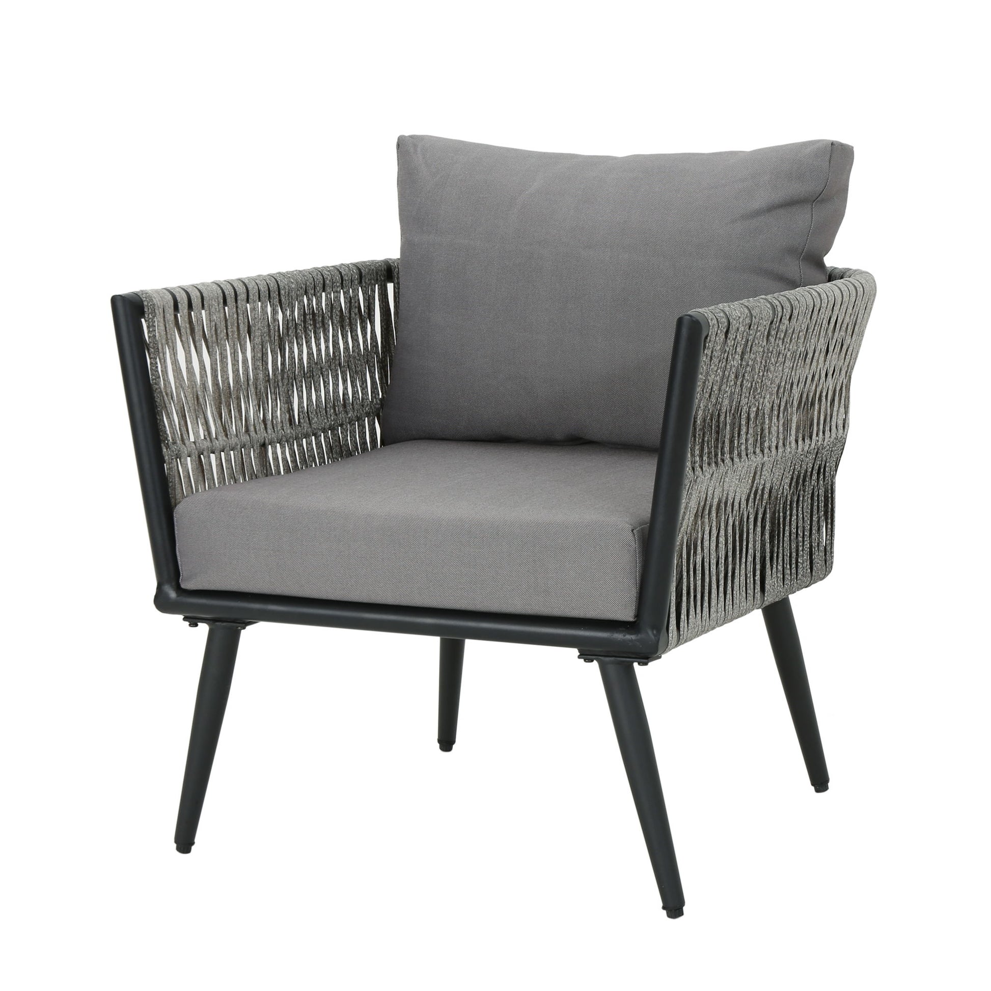 Oceanus - Chat Set Chair - Gray Noble House