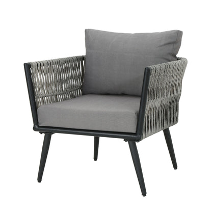 Oceanus - Chat Set Chair - Gray Noble House