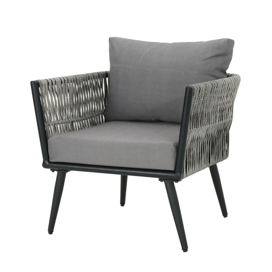 Oceanus - Chat Set Chair - Gray Noble House