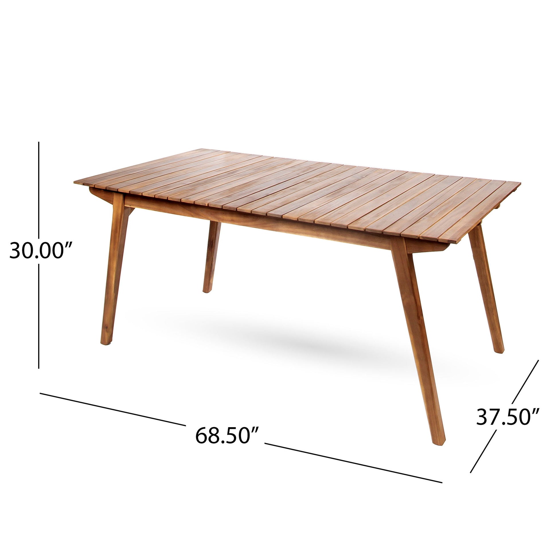 Outdoor Dining Table & Frame - Teak Noble House