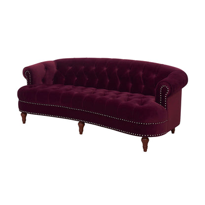 La Rosa - Victorian Chesterfield Tufted Sofa Jennifer Taylor Home