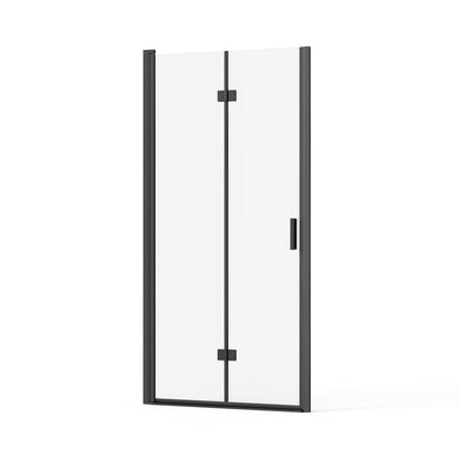 Bifold Frameless Shower Door With Tempered Clear Glass Daily Nest