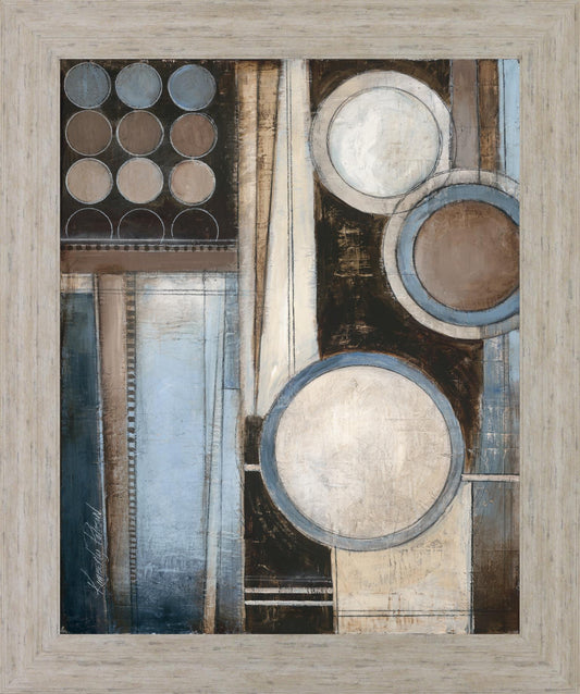 Circles in Mist - 28" x 34" Framed Wall Art Classy Art