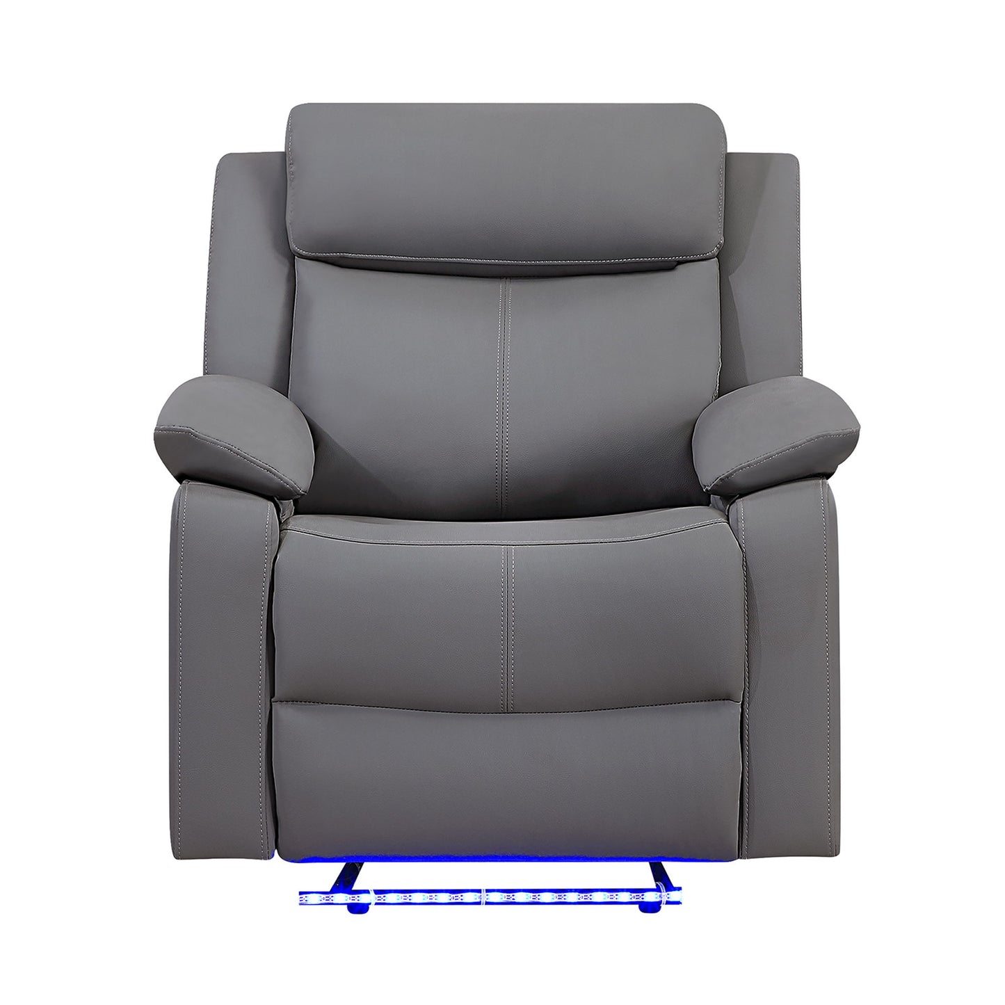 Blanche - Glider Recliner With LED, Pillow Top Arms Global Furniture USA