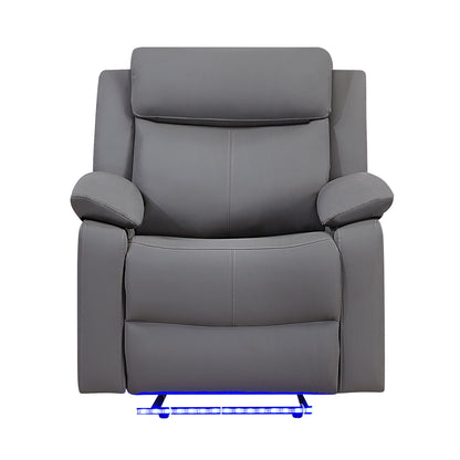 Blanche - Glider Recliner With LED, Pillow Top Arms Global Furniture USA