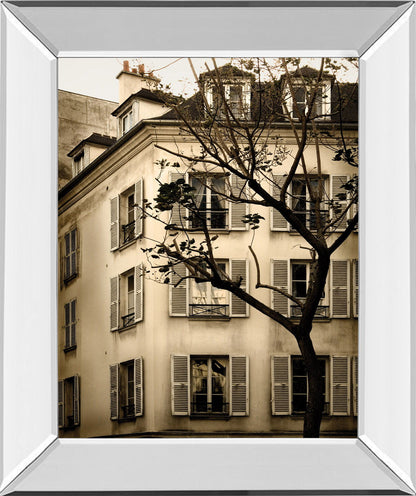 Latin Quarter I By Milla White - Mirror Framed Print Wall Art - Black