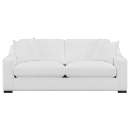 Ashlyn - Upholstered Sloped Arm Sofa Set CoasterElevations