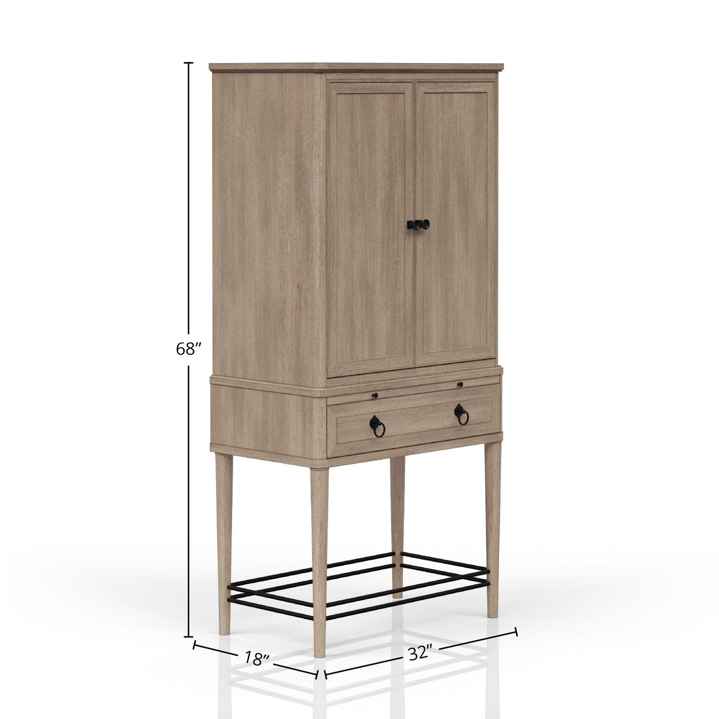 Bar Cabinet Colored - Sand Bernards Furniture