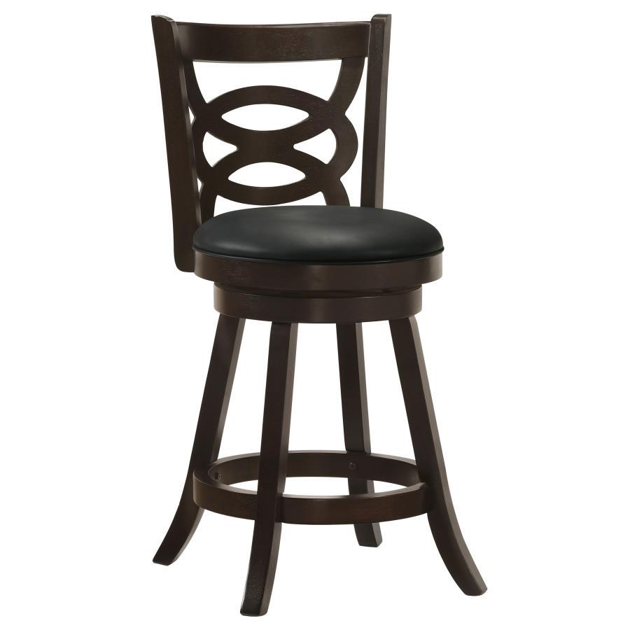 Calecita - Wood Swivel Counter Stool (Set of 2) CoasterEssence
