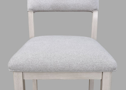 Blanche - Counter Height Chair (Set of 2) - Antique White Crown Mark