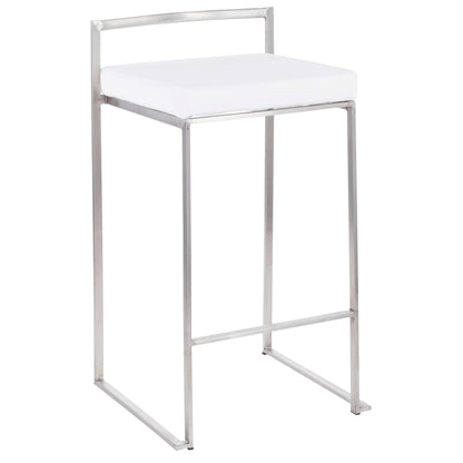 Fuji - Contemporary Elegant Stackable Counter Stool Set Lumi Source