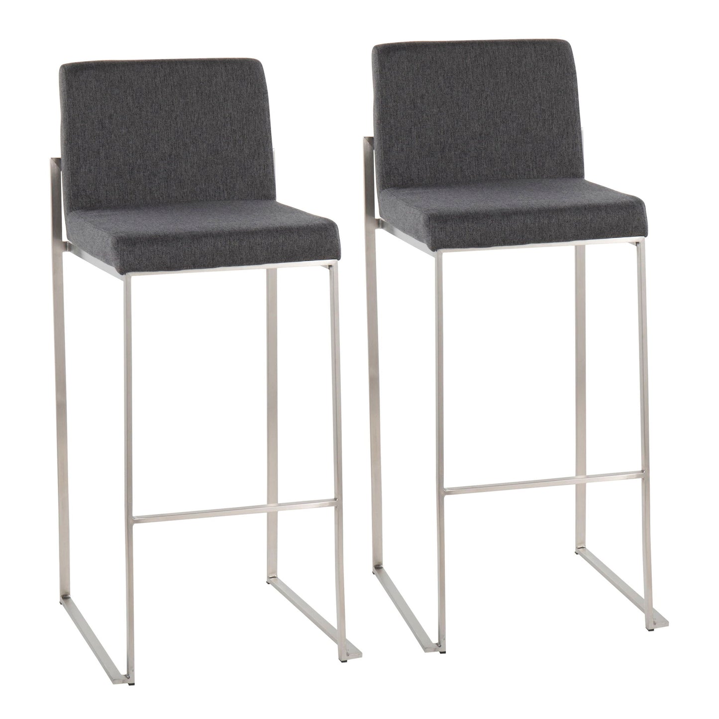 Fuji - Contemporary And Modern Elegance High Back Barstool Lumi Source