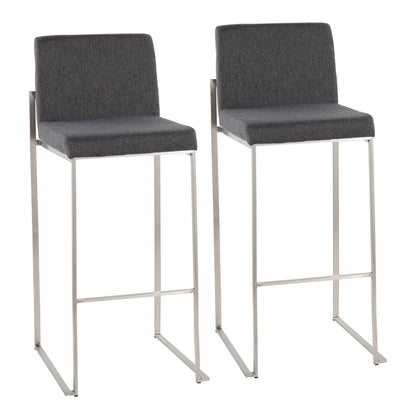 Fuji - Contemporary And Modern Elegance High Back Barstool Lumi Source