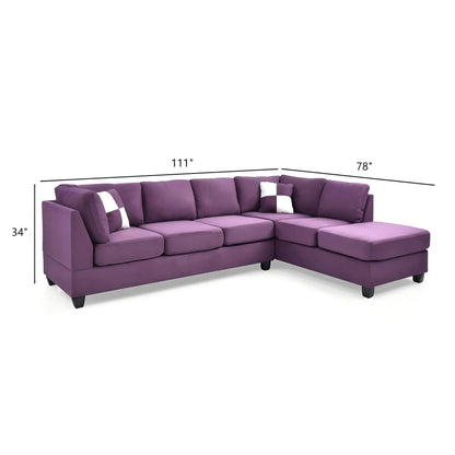 Malone - Comfort Sectional Glory Furniture