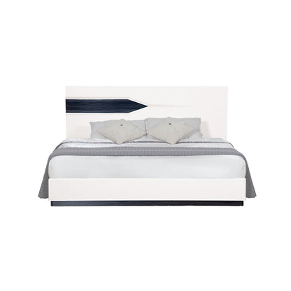 Vios - 5 Piece Bedroom Set With Zebrano Accent Design Global Furniture USA