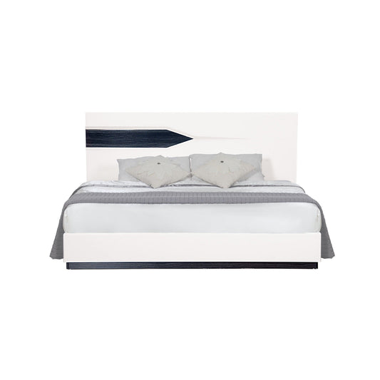 Vios - 5 Piece Bedroom Set With Zebrano Accent Design Global Furniture USA