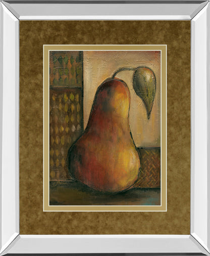 Peralicous I By Joyce Combs - Mirror Framed Print Wall Art - Green