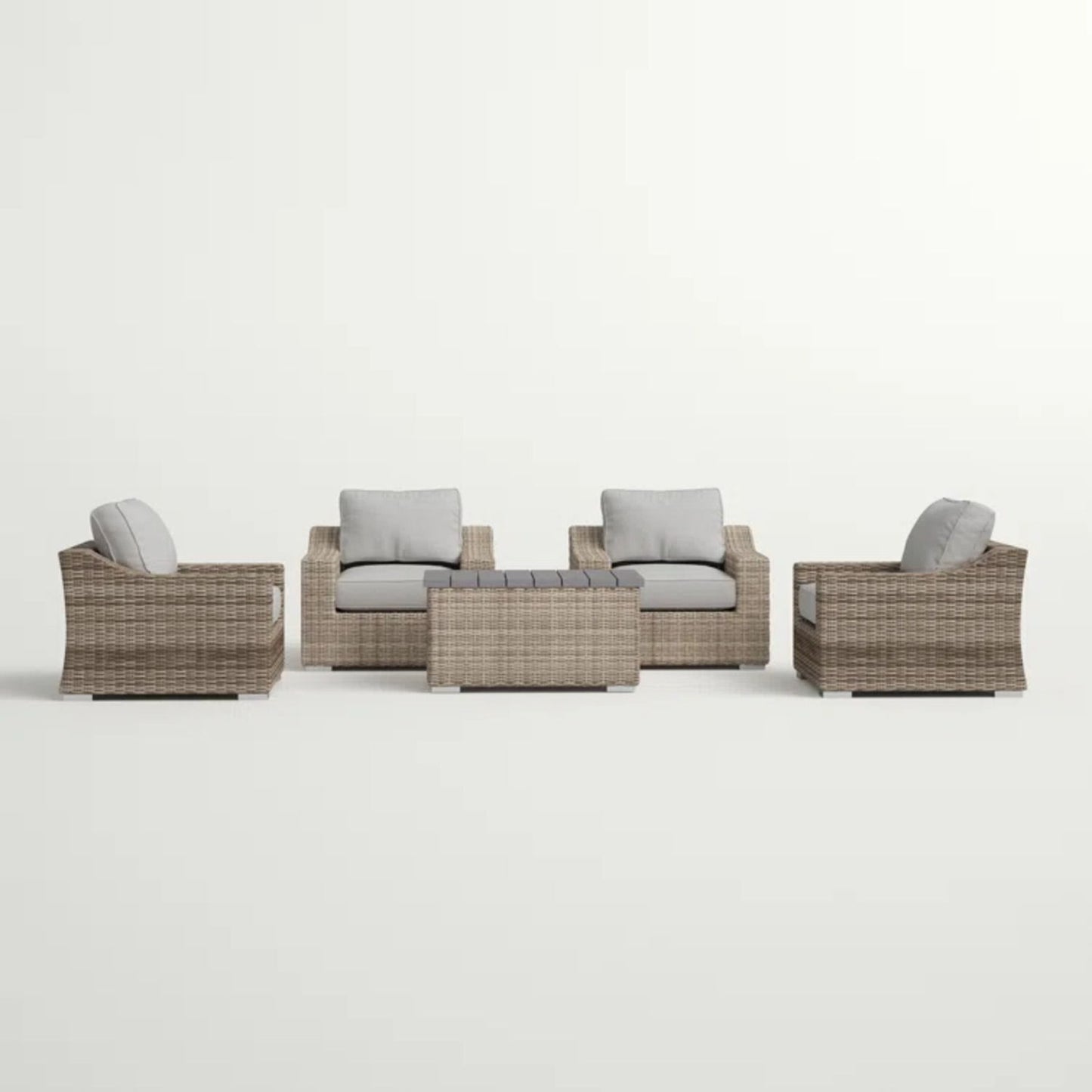 Stylish Sofa Seating Group With Cushions Perfect For Outdoor Gatherings LSI Patio Furniture
