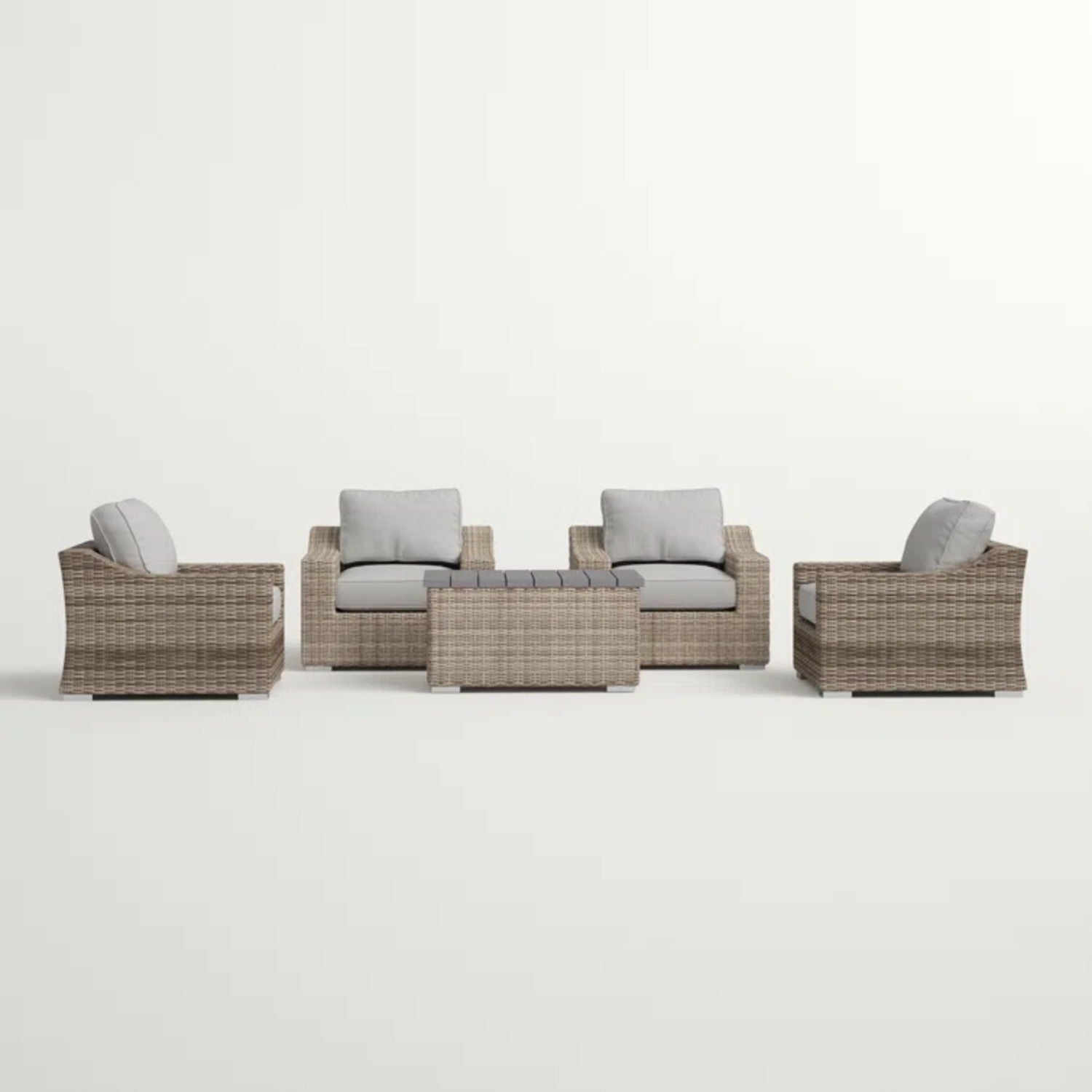 Stylish Sofa Seating Group With Cushions Perfect For Outdoor Gatherings LSI Patio Furniture