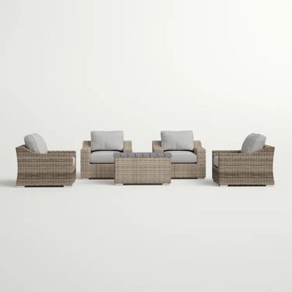 Stylish Sofa Seating Group With Cushions Perfect For Outdoor Gatherings LSI Patio Furniture