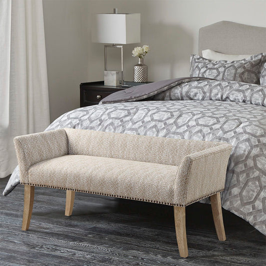 Welburn - Accent Bench - Taupe Multi