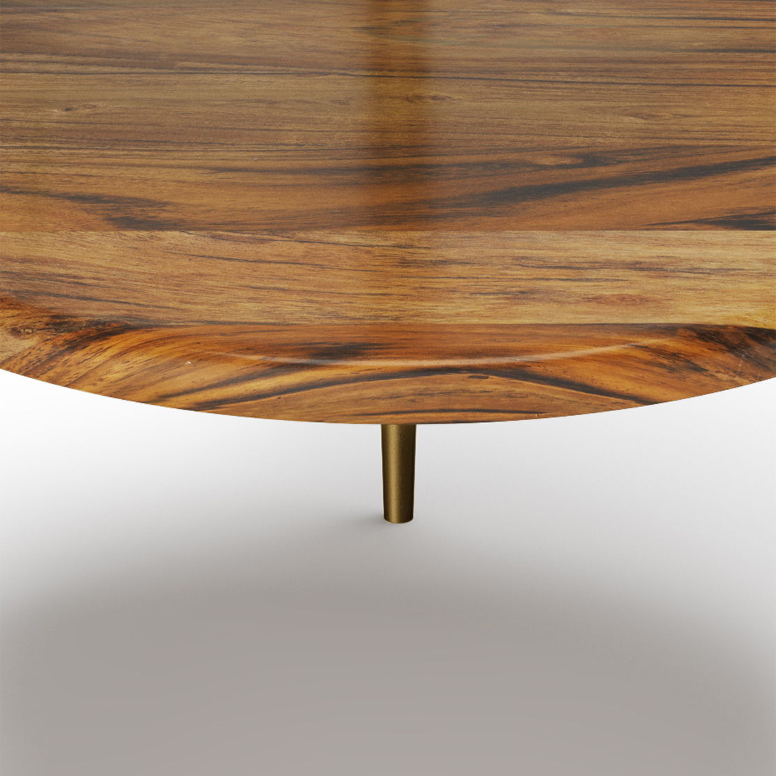 Wagner - Round Marble & Wood Table Simpli-Home