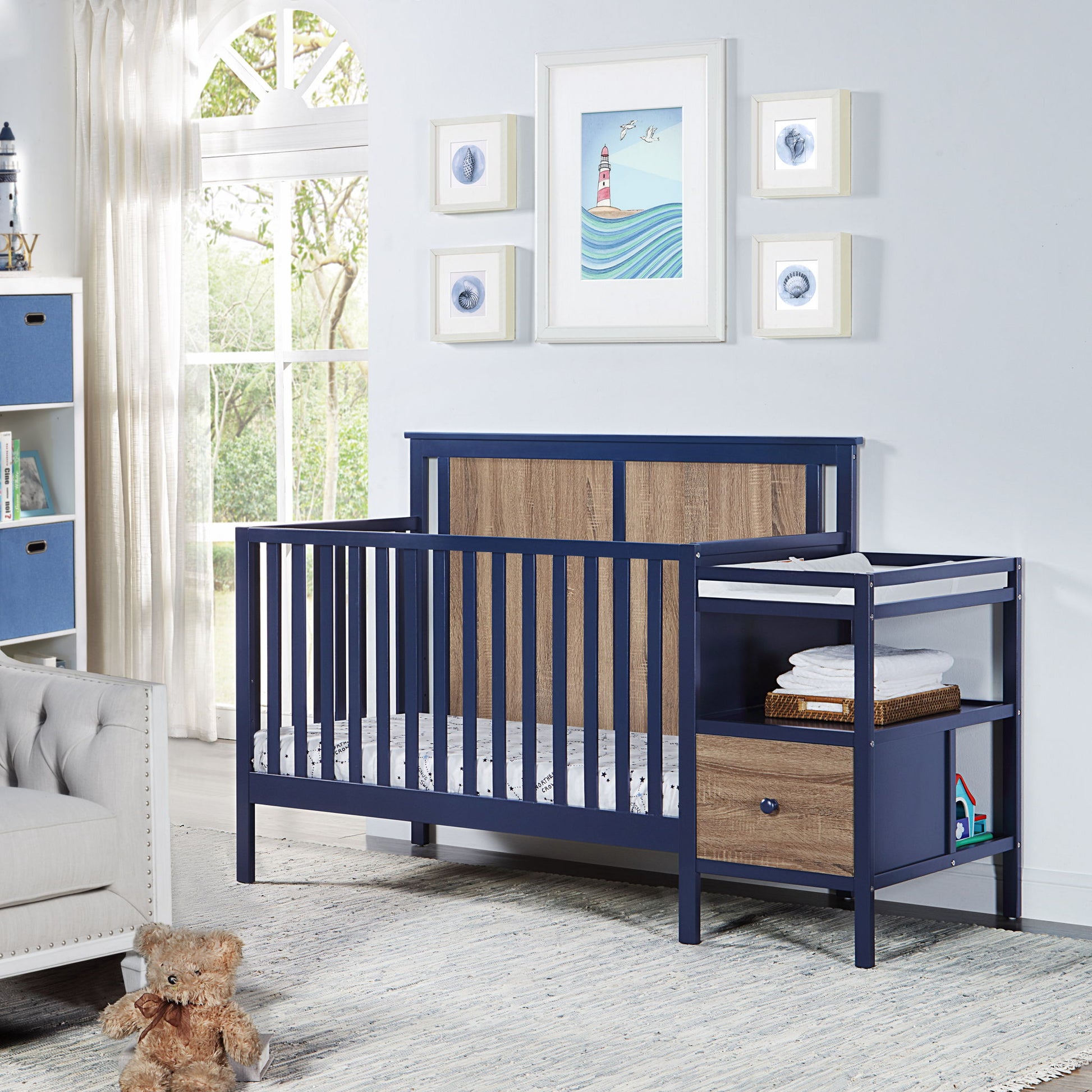 Connelly - 4-in-1 Crib and Changer Combo Suite Bebe