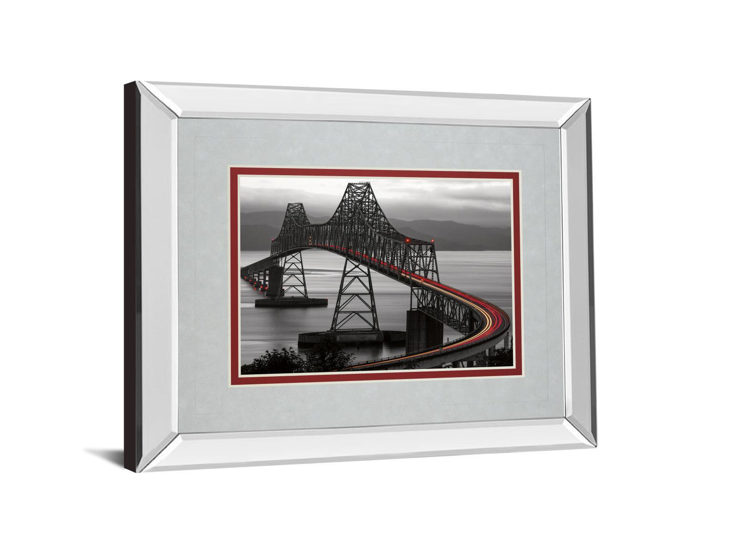 Boomerang By Aaron Reed - Mirror Framed Print Wall Art - Black