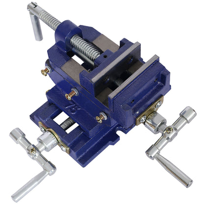 Industrial Quality Cross Slide Vise, Drill Press Metal Milling 2 Way X - Y Daily Nest