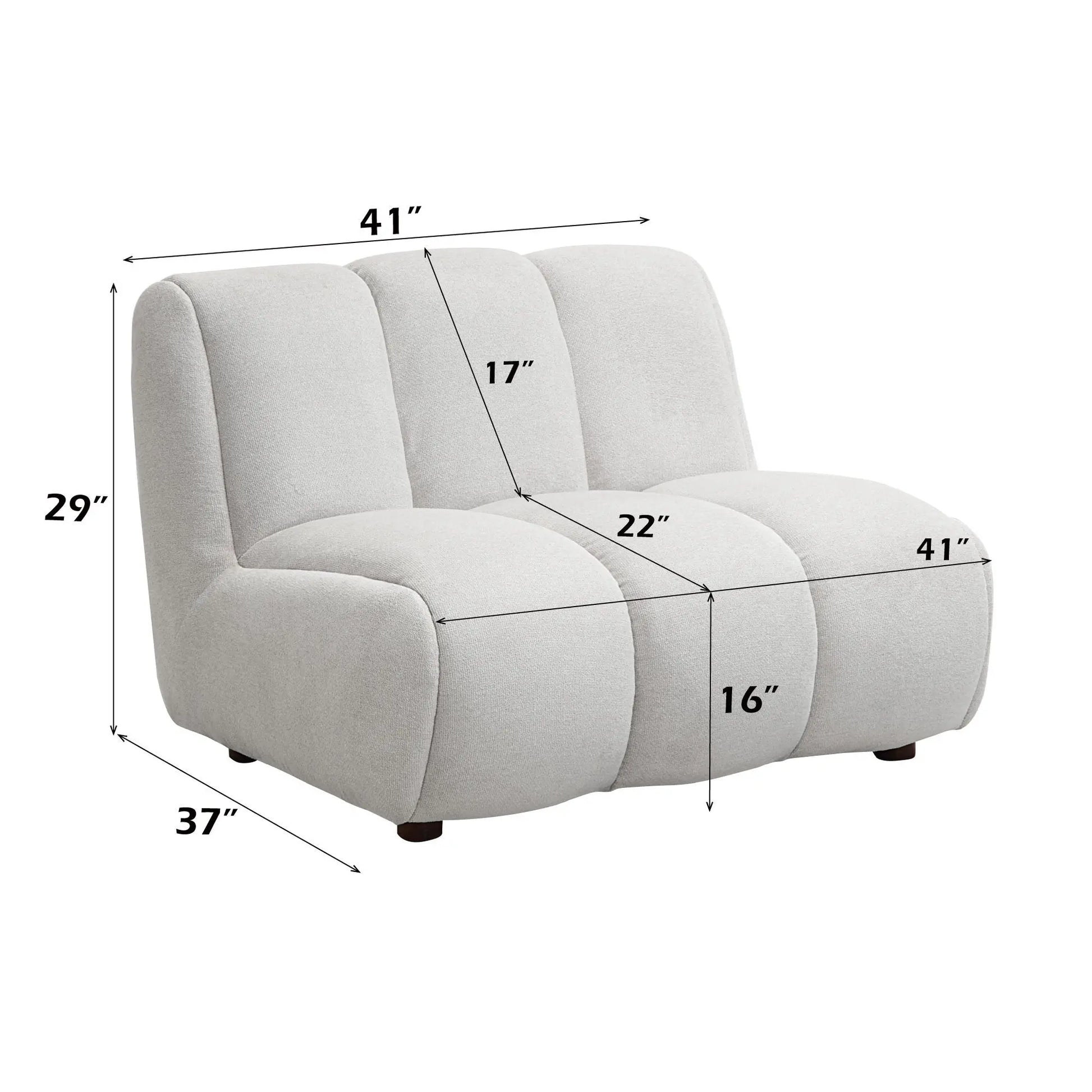 Manilla - Linen Chair - Ivory White Acme