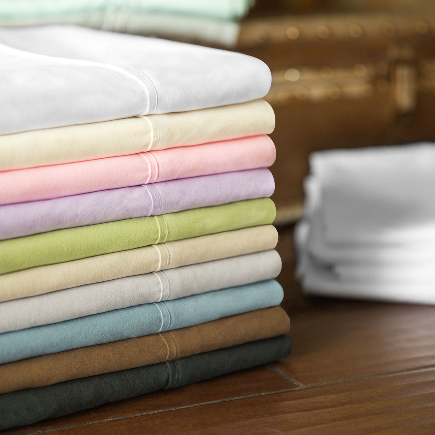 Brushed Microfiber - Short Queen Bed Sheet - White Malouf