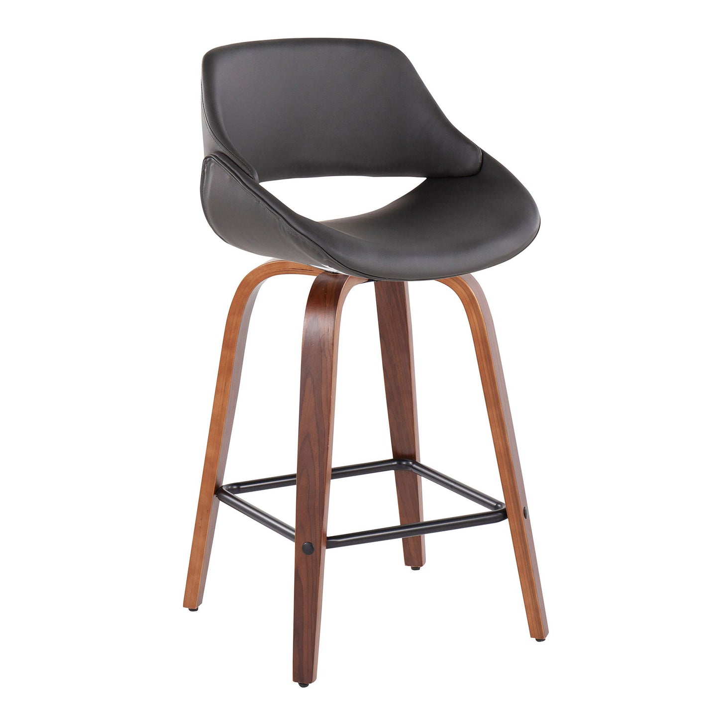 Fabrico - Mid-Century Modern, Counter Stool (Set of 2) Lumi Source