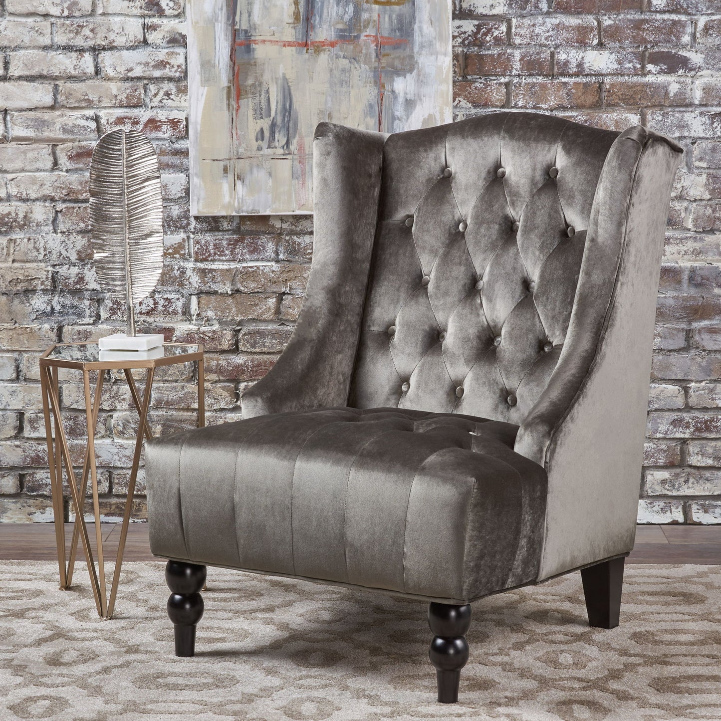 Toddman - Hi - Back Club Chair With Elegant Design Noble House