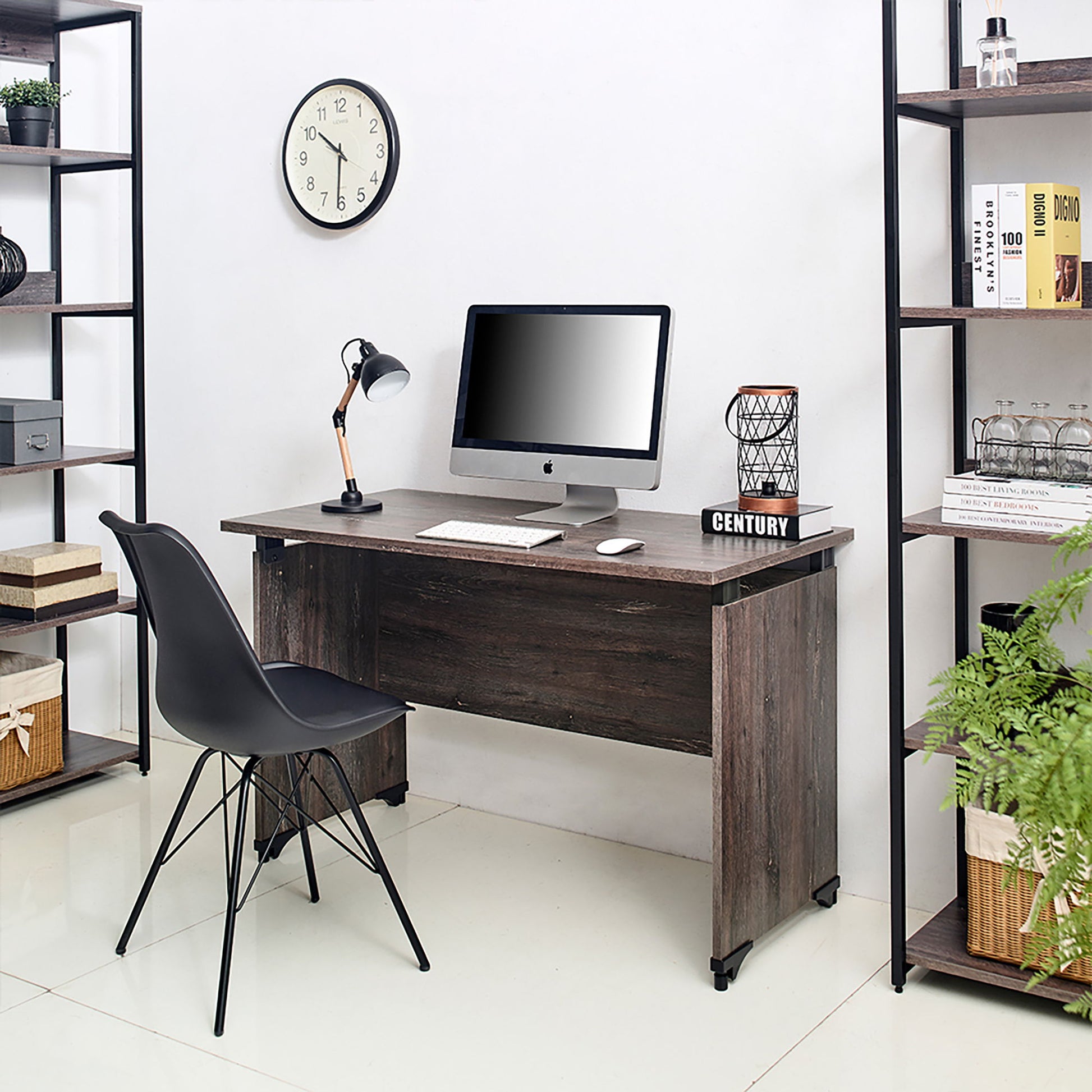 Urban - Farmhouse Composite Wood Writing Desk With Eco Friendly Material And Durable - Gray Home Essentials