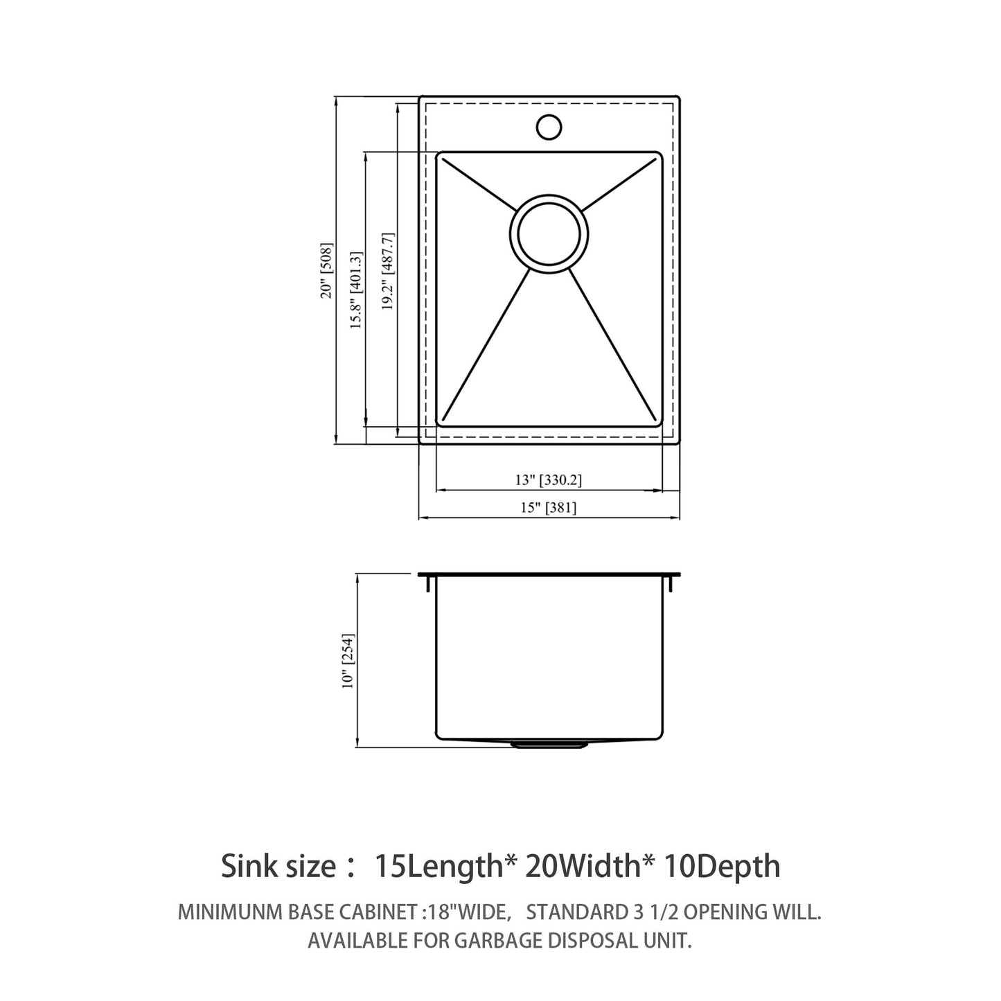 Stainless Steel Drop In Kitchen Sink, Topmount Daily Nest