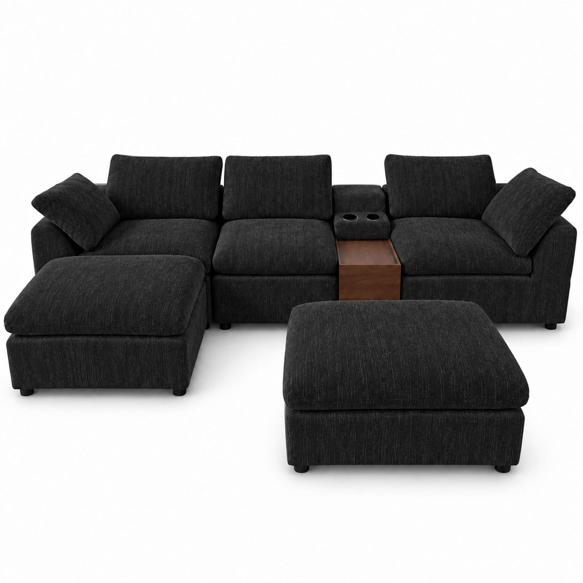 Modular Cloud Couch With Storage Console Home Essentials