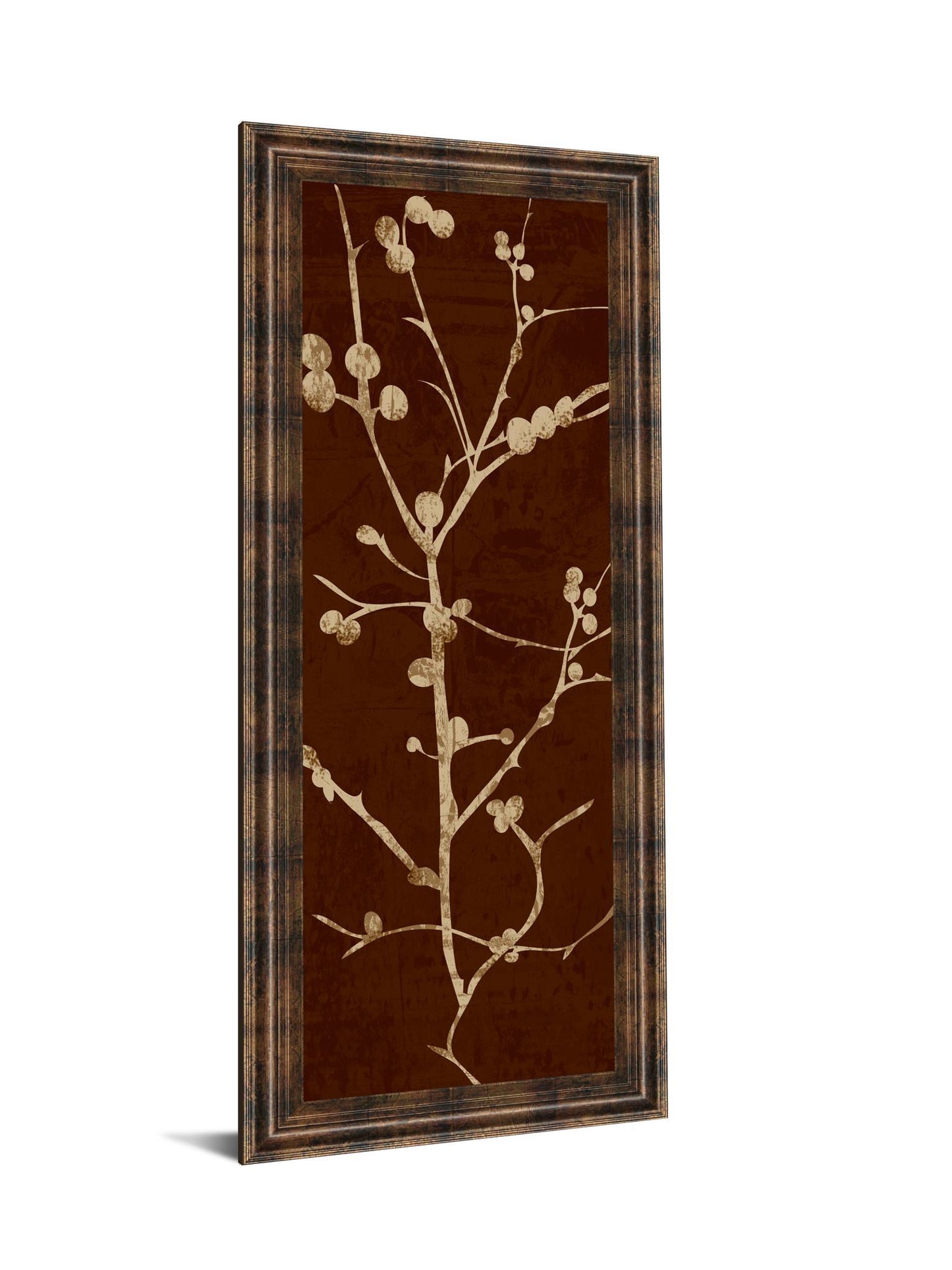 Branching Out Il By Diane Stimson - Framed Print Wall Art - Dark Brown