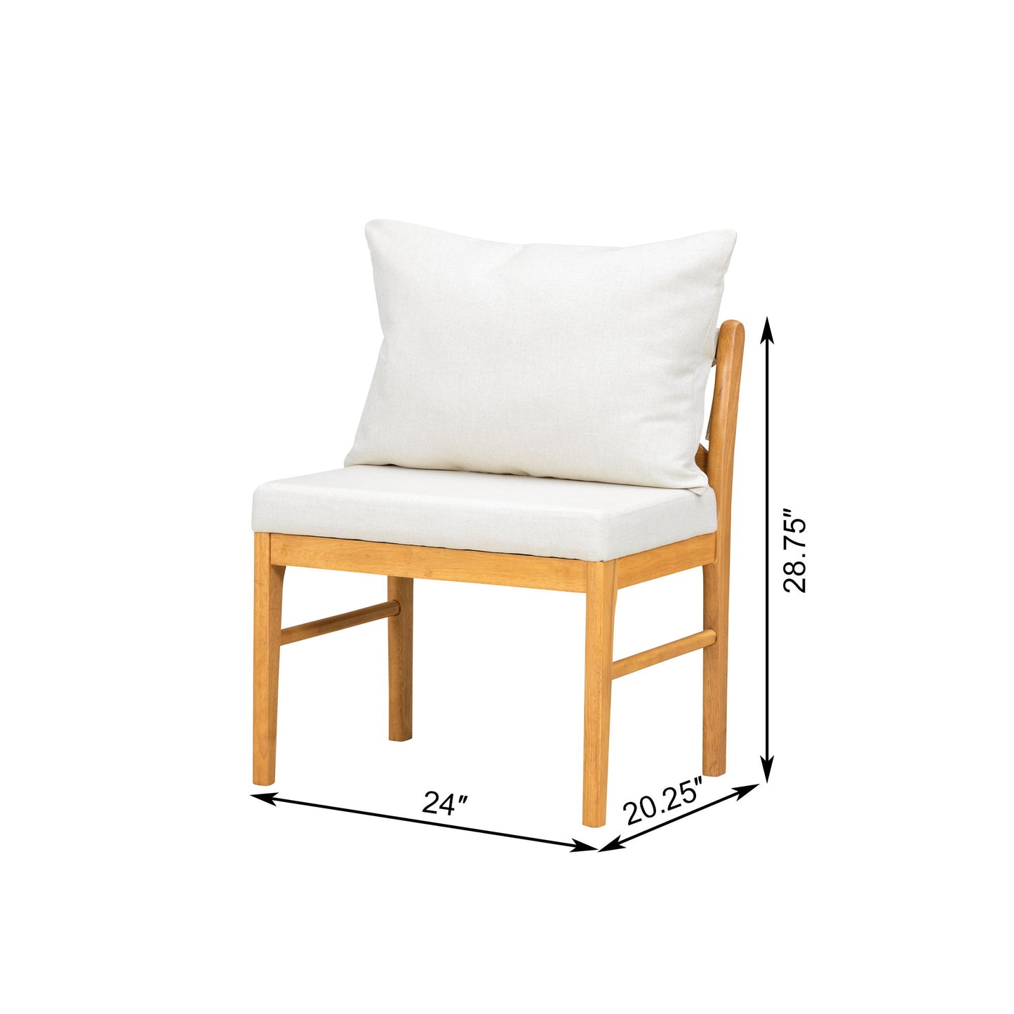Farmhouse Solid Wood Dining Nook Set For 6, Space Saving High Top Corner Table With Bench & Chairs - Natural / White Hearth and Haven